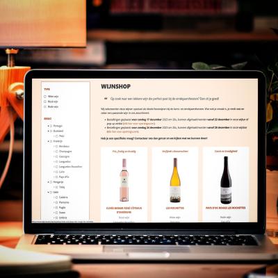 Online wijnshop